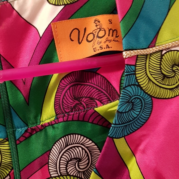 Voom Silk Multi Colored Dress - Picture 6 of 16